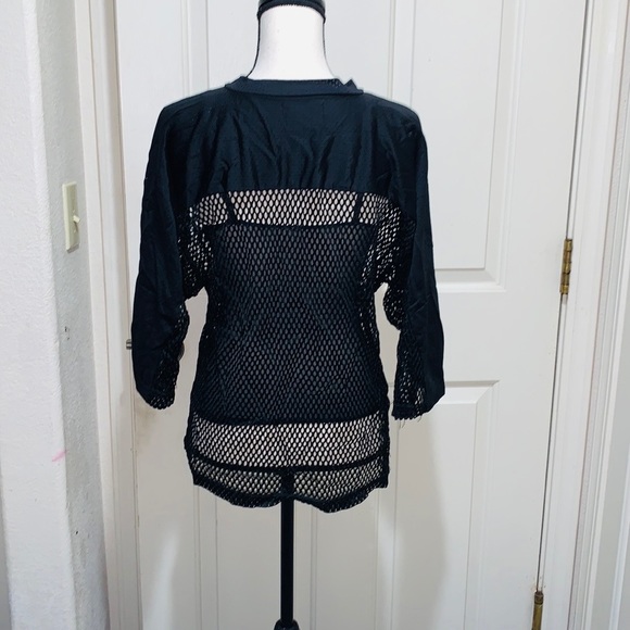 Medalist Sand-Knit Black Mesh Jersey - Picture 3 of 5